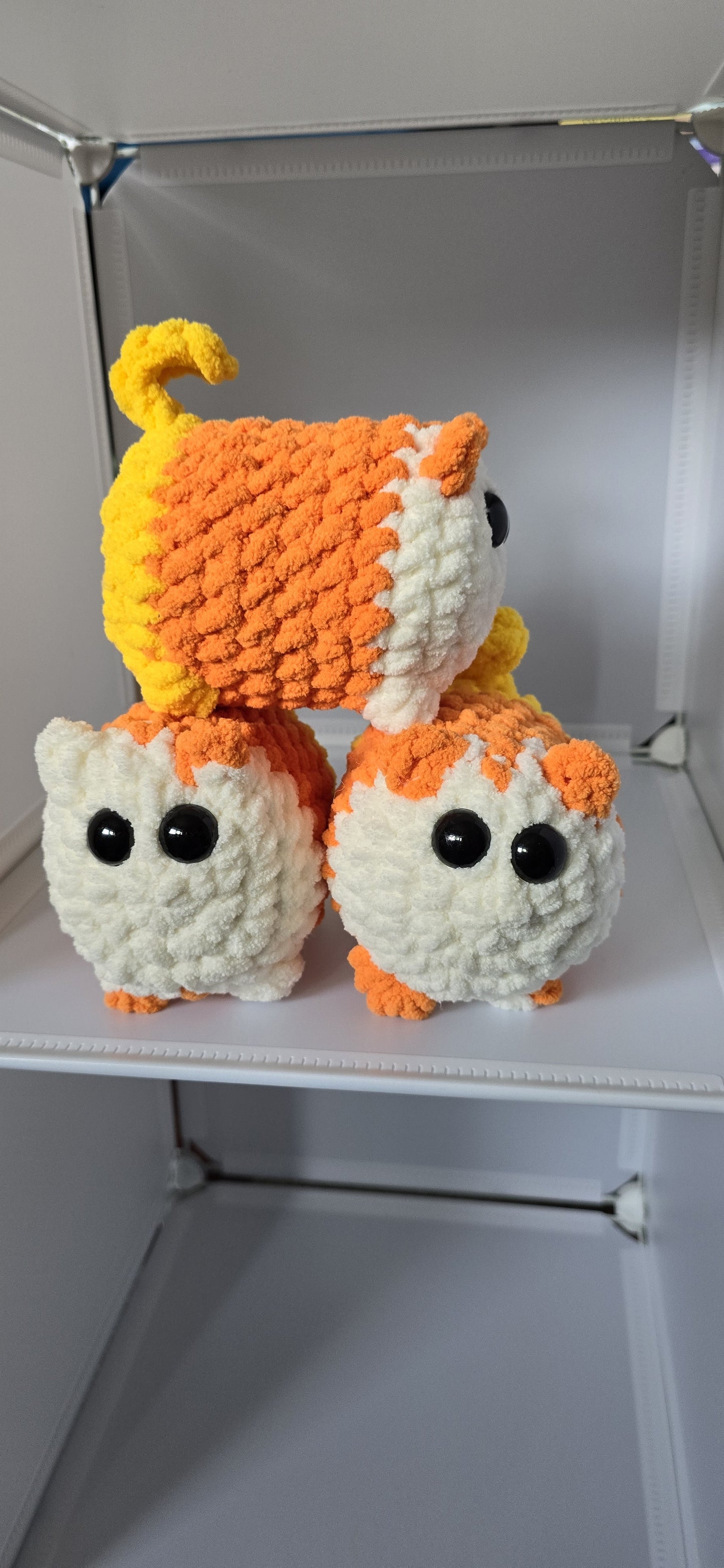 Chandra the Chonky Loaf Cat - Candy Corn