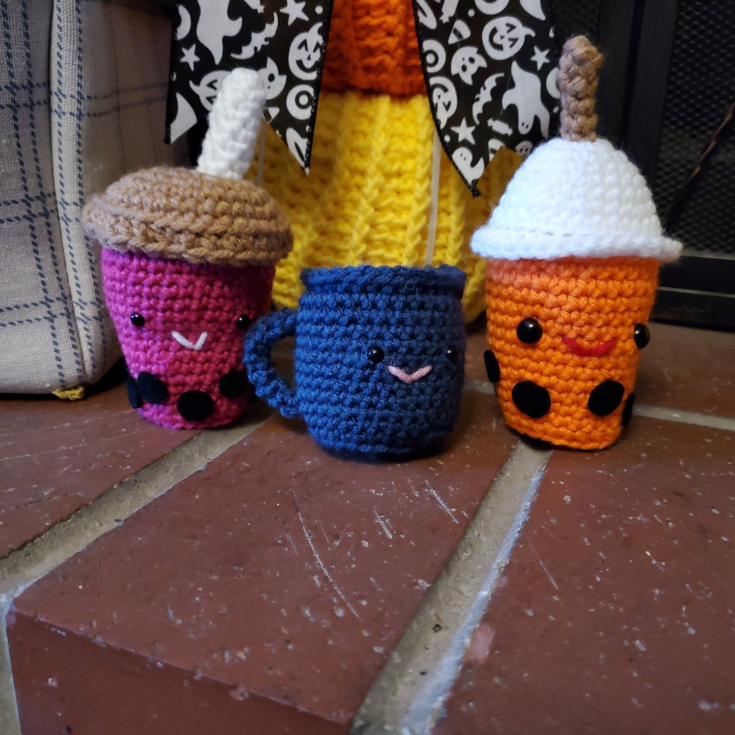 Orange Boba Tea