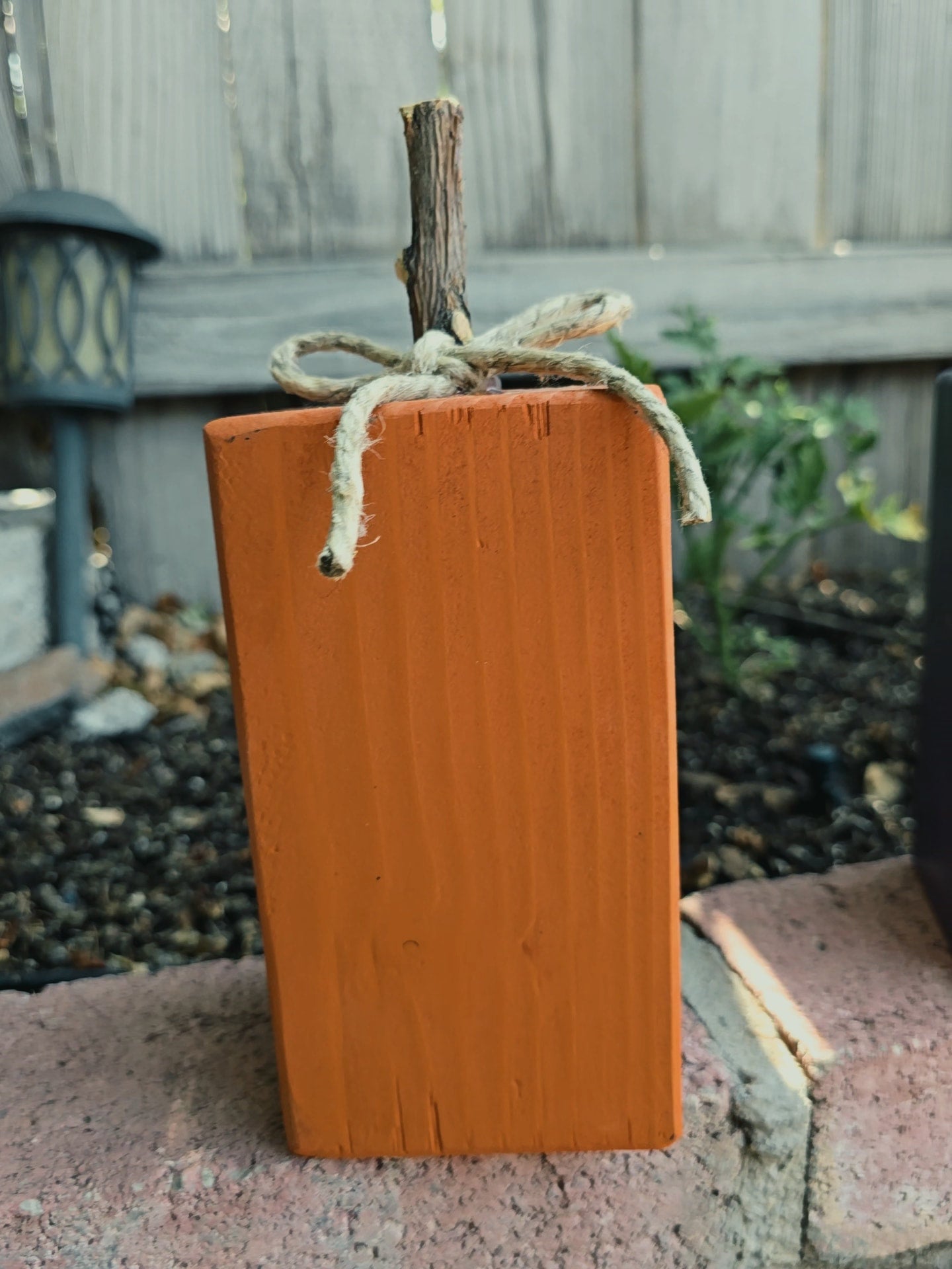 Wooden Pumpkins - Orange