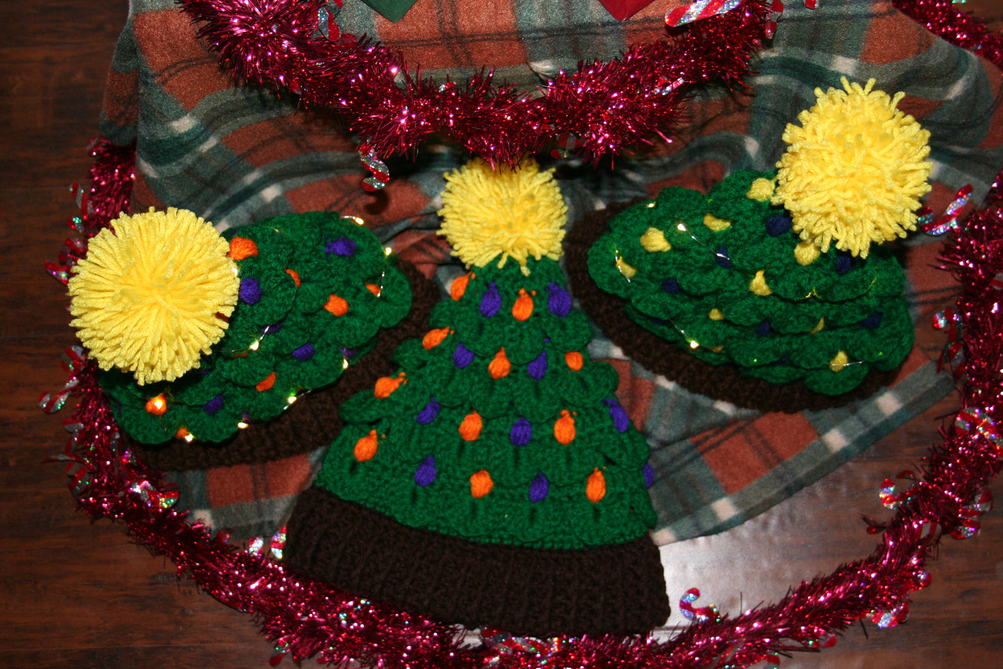 PREORDER -- P.U.T (Present Under The Tree) Hat (Christmas Tree Hat)
