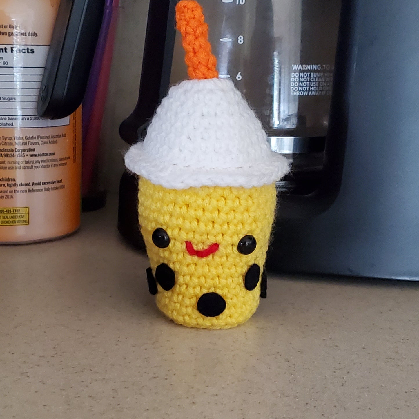 Yellow Boba Tea