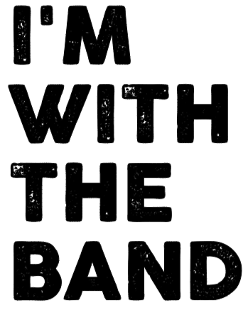 I'm With The Band Tote