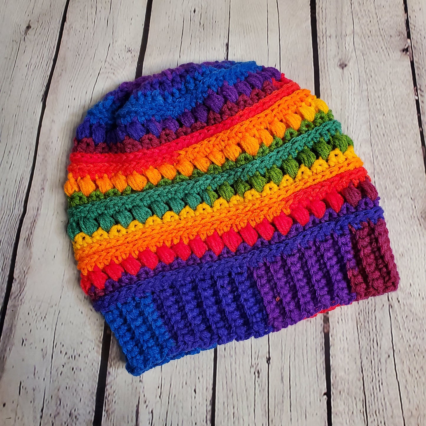 Rainbow Incline Beanie