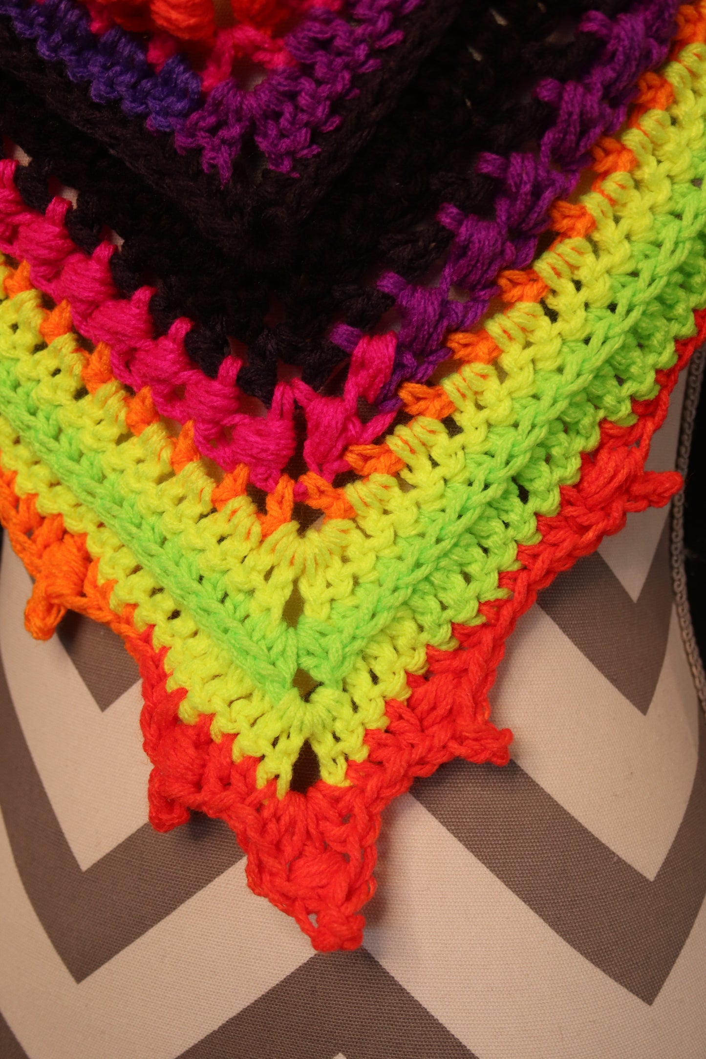 Bauble Bandana Cowls - Neon Stripes