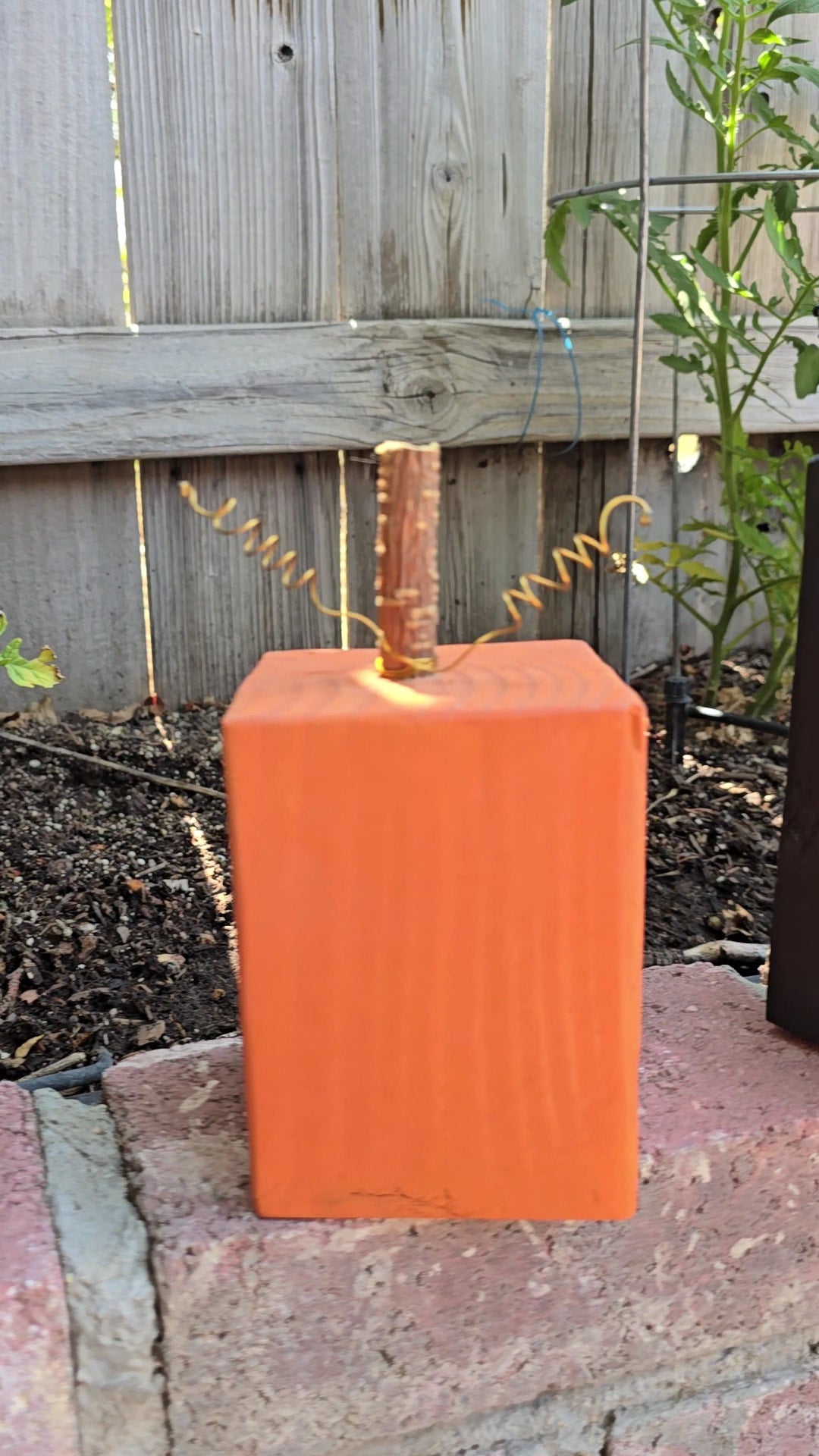 Wooden Pumpkins - Orange