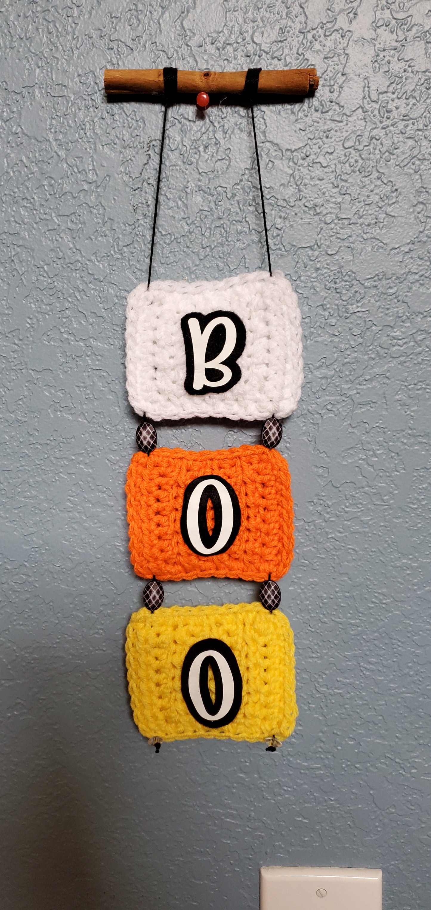 BOO-tiful Crochet Wall Hanging