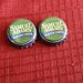 Sam Adam's Winter Lager Bottle Cap Earrings