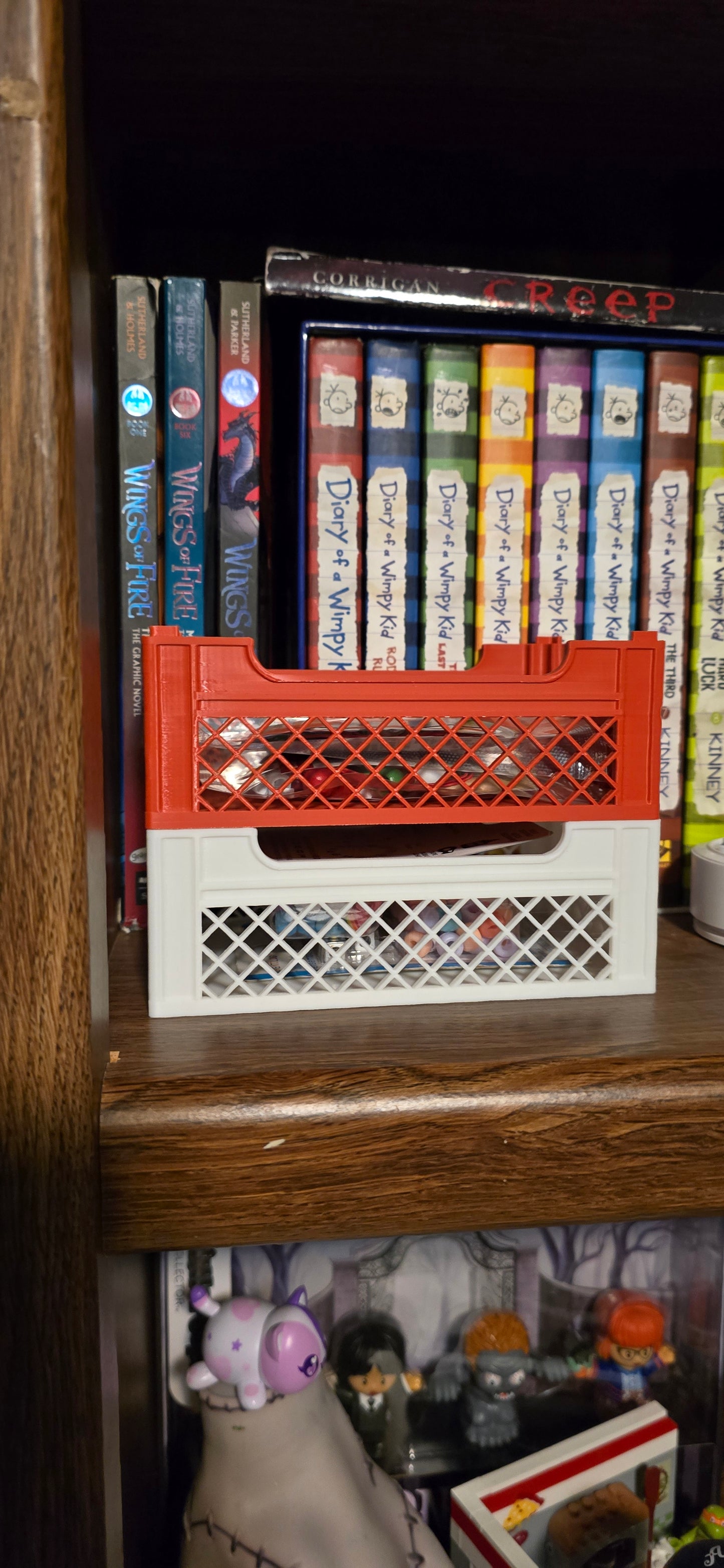 Small Stacking Crate for Home + Craft Storage