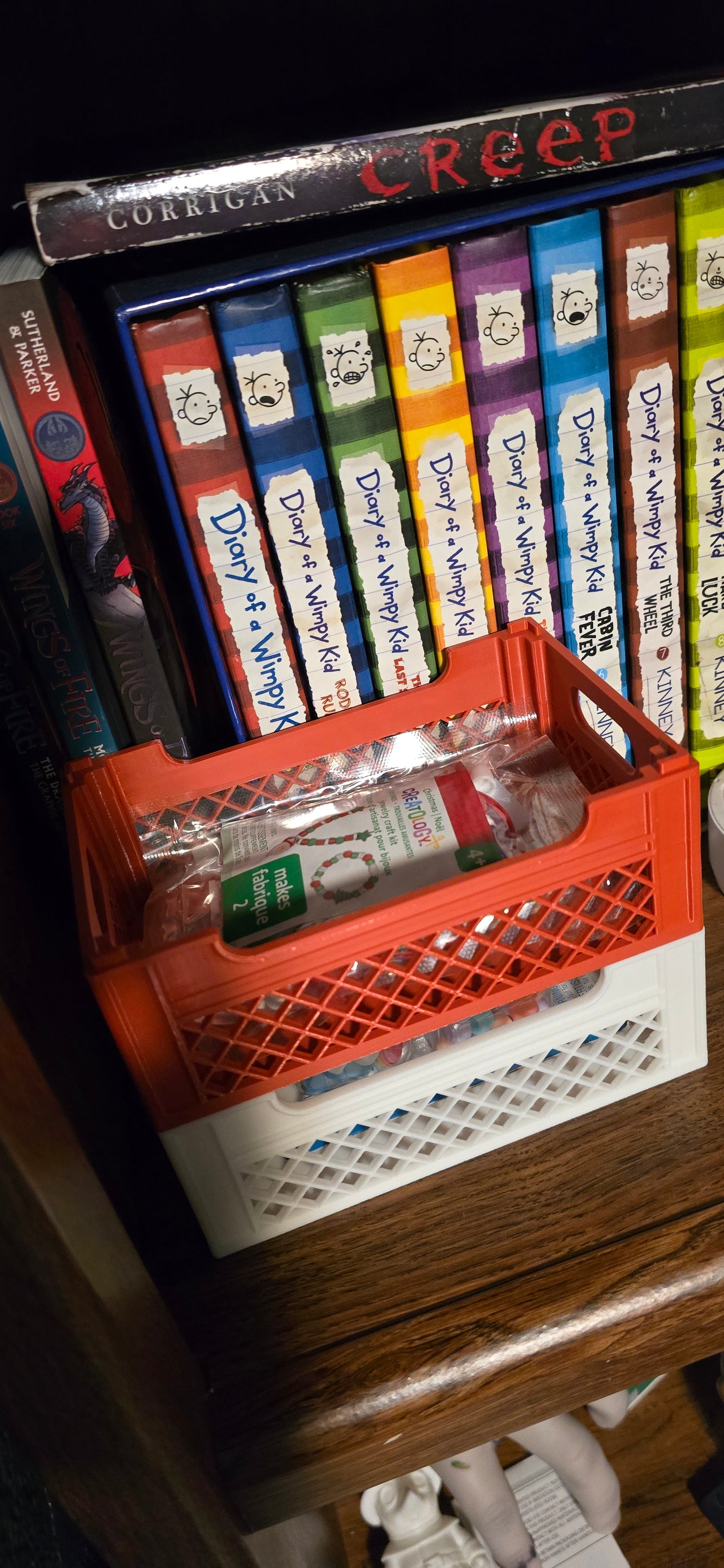 Small Stacking Crate for Home + Craft Storage