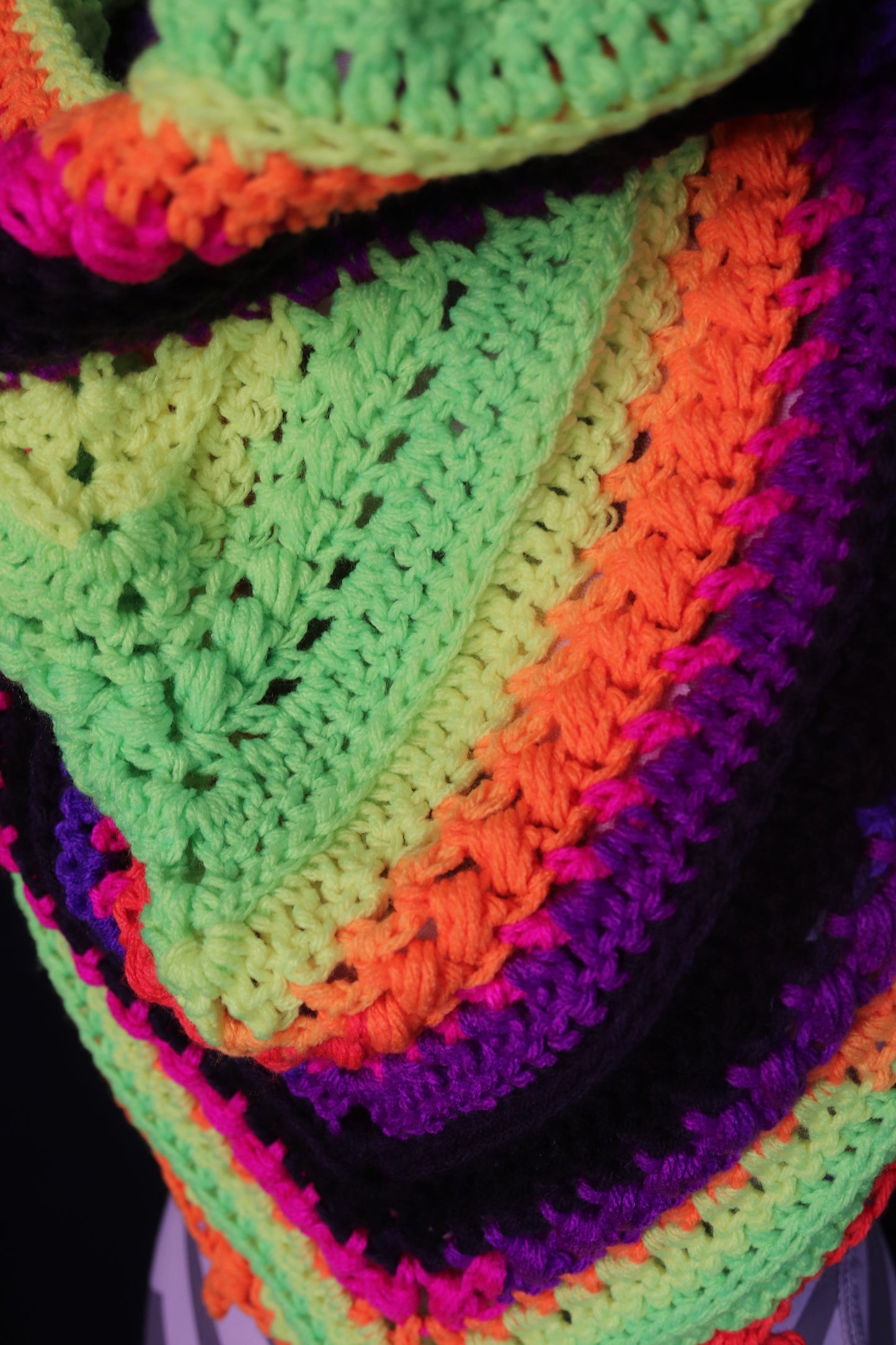 Bauble Bandana Cowls - Neon Stripes