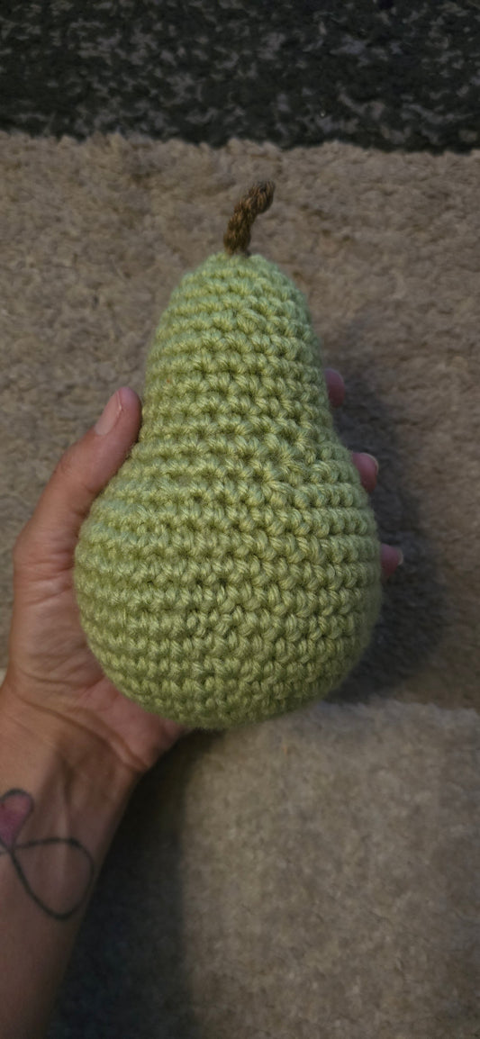 Crocheted Pear