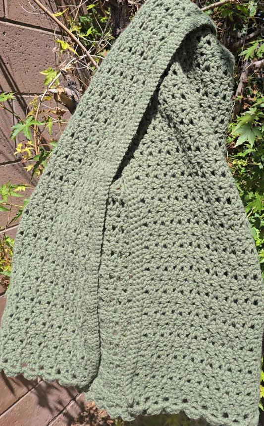 Lady Emelia Baby Blanket – Olive Green